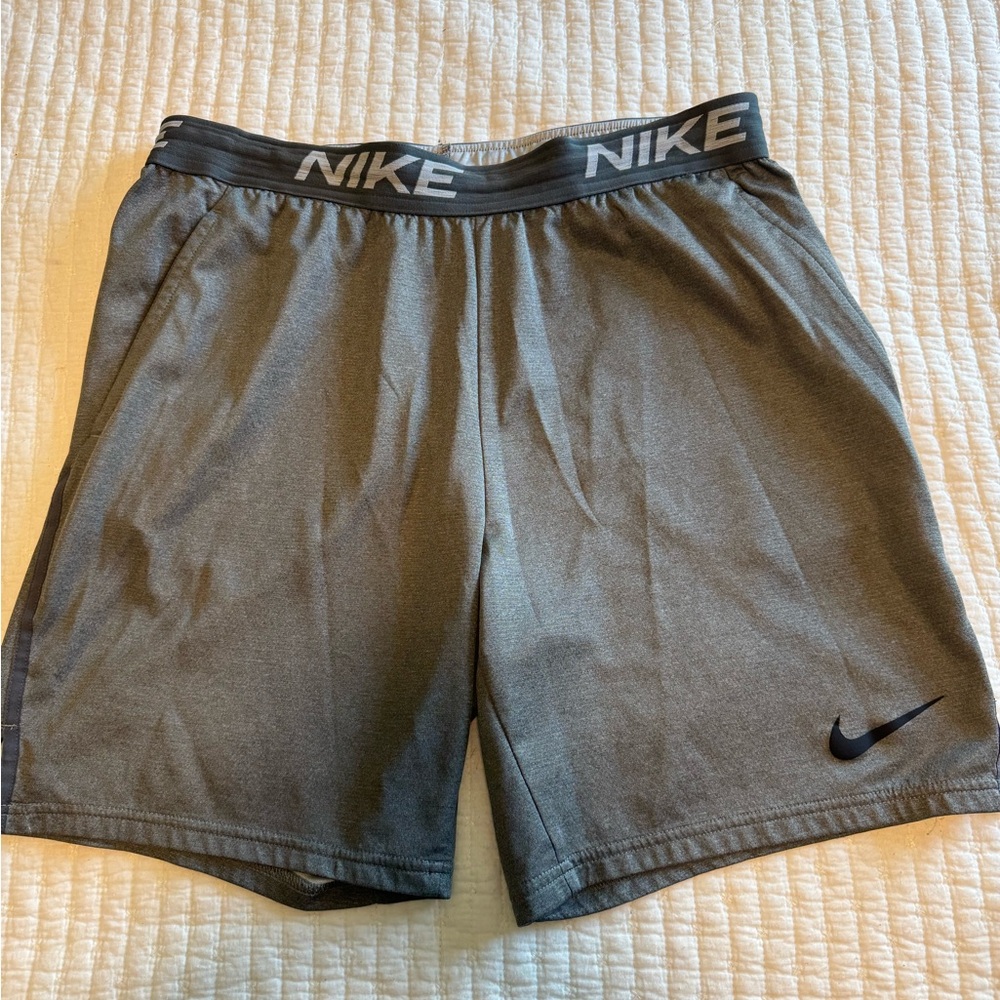 Nike Men's Gray Performance Athletic Shorts